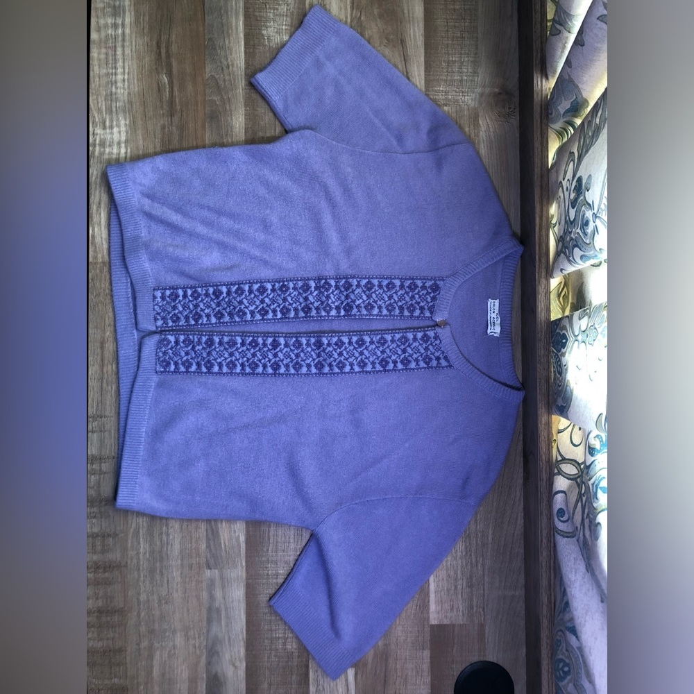 Pastel Purple Single Button Cardigan | Small